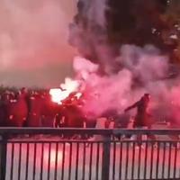 Video / Mejdan će da "gori": BH Fanatikosi u korteu krenuli prema dvorani