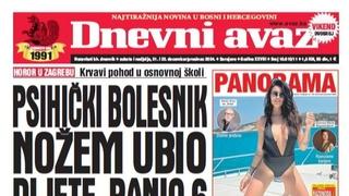 U dvobroju "Dnevnog avaza" čitajte o psihičkom bolesniku koji je ubio dijete