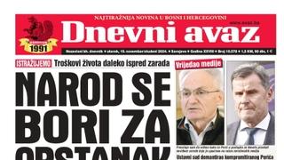 U današnjem "Dnevnom avazu" čitajte kako se narod bori za opstanak