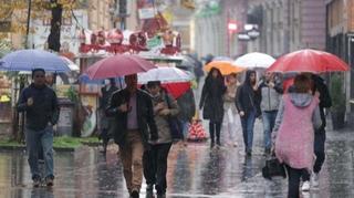 U drugom dijelu dana kiša i lokalni pljuskovi širom zemlje, na planinama u toku noći snijeg