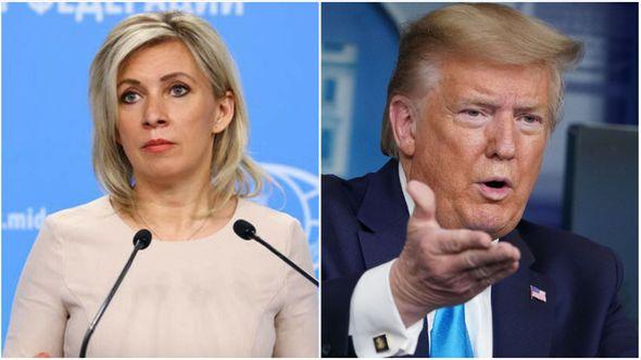 Zaharova, Trump - Avaz