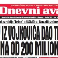 U današnjem "Dnevnom avazu" čitajte o zaboravnom kriminalcu: Lopov iz Vojkovića dao tržište duhana od 200 miliona KM