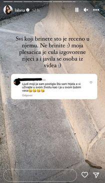 Objava pjevačice - Avaz