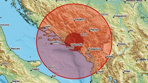 Zemljotres pogodio Crnu Goru - Avaz