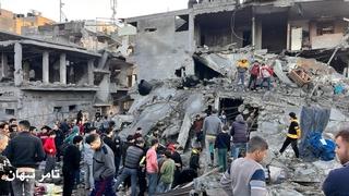 Posljedice bombardovanja naselja Džabalija u Gazi: Ima živih ljudi pod ruševinama, dozivaju u pomoć...