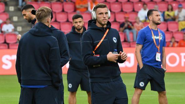 Reprezentativci BiH na stadionu - Avaz