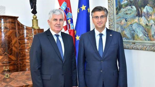 Dragan Čović i Andrej Plenković - Avaz